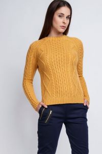 Sweter Damski Model Candice SWE 042 Yellow