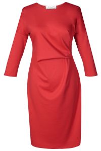 Sukienka dzienna  model FSU754 Czerwony