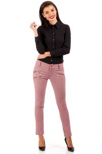 Eleganckie spodnie MOE046 Pink