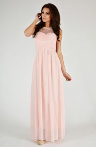 EVA&LOLA SUKIENKA - PUDROWY RÓŻ 9709-5