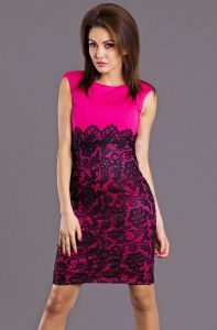 EMAMODA SUKIENKA - FUKSJA 6817-3