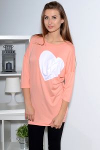Bluzka 8010s Pudrowy Róż