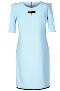 Sukienka dzienna model  FSU768 Niebieski