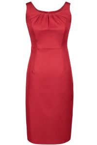 Sukienka dzienna model  FSU763 Czerwony