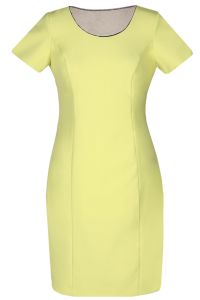 Sukienka dzienna model FSU694 Żółty