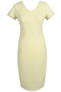 Sukienka dzienna model FSU684  Żółty