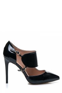 BOTKI CUT OUT Czarny