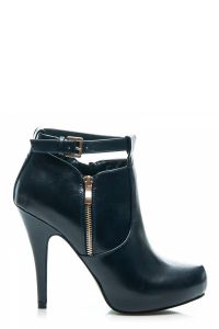 KOBIECE BOTKI CUT OUT Niebieski