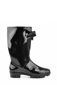 KALOSZE ZE WSTĄŻKĄ PT819B  D3-L45 Czarny