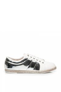 LUSTRZANE TRAMPKI, ESPADRYLE Szary