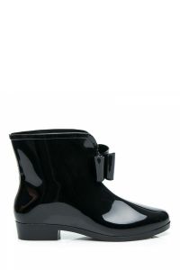 KALOSZE Z KOKARDKĄ Czarny