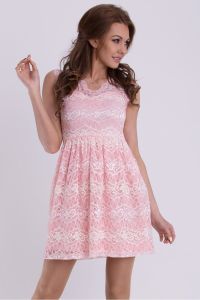 Sukienka Model 17053 Powder Pink