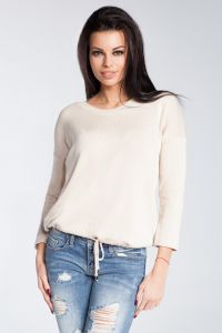 Bluzka Model F249 Beige