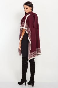 Ponczo Model F216 Bordo