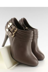 PÓŁBUTY DAMSKIE NA SZPILCE V-3203 beżowy