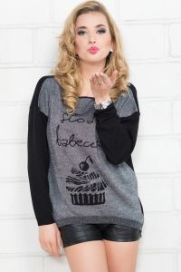 Słodka babeczka F170 Czarny