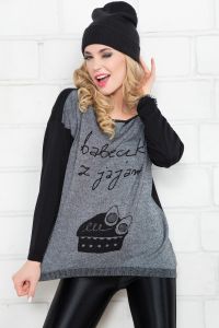 Babeczka z jajami F165 Czarny