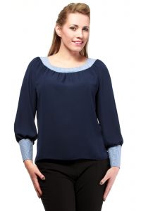 Bluzka Model L&L021 Navy