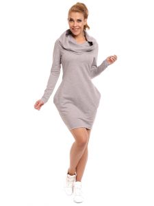 Sukienka Model Kiara Light Grey Melange