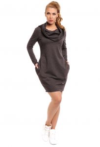 Sukienka Model Kiara Dark Grey Melange