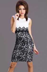 EMAMODA SUKIENKA - BIAŁY 6817-1