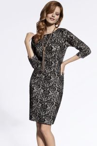 Sukienka Model 200011 Black/Beige