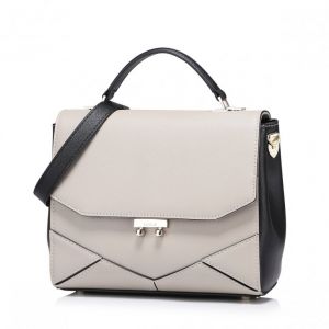 Nowoczesna damska torebka na ramię Szara